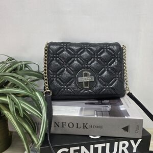 Kate Spade Astor Court Naomi Navy Blue Quilted Crossbody Purse